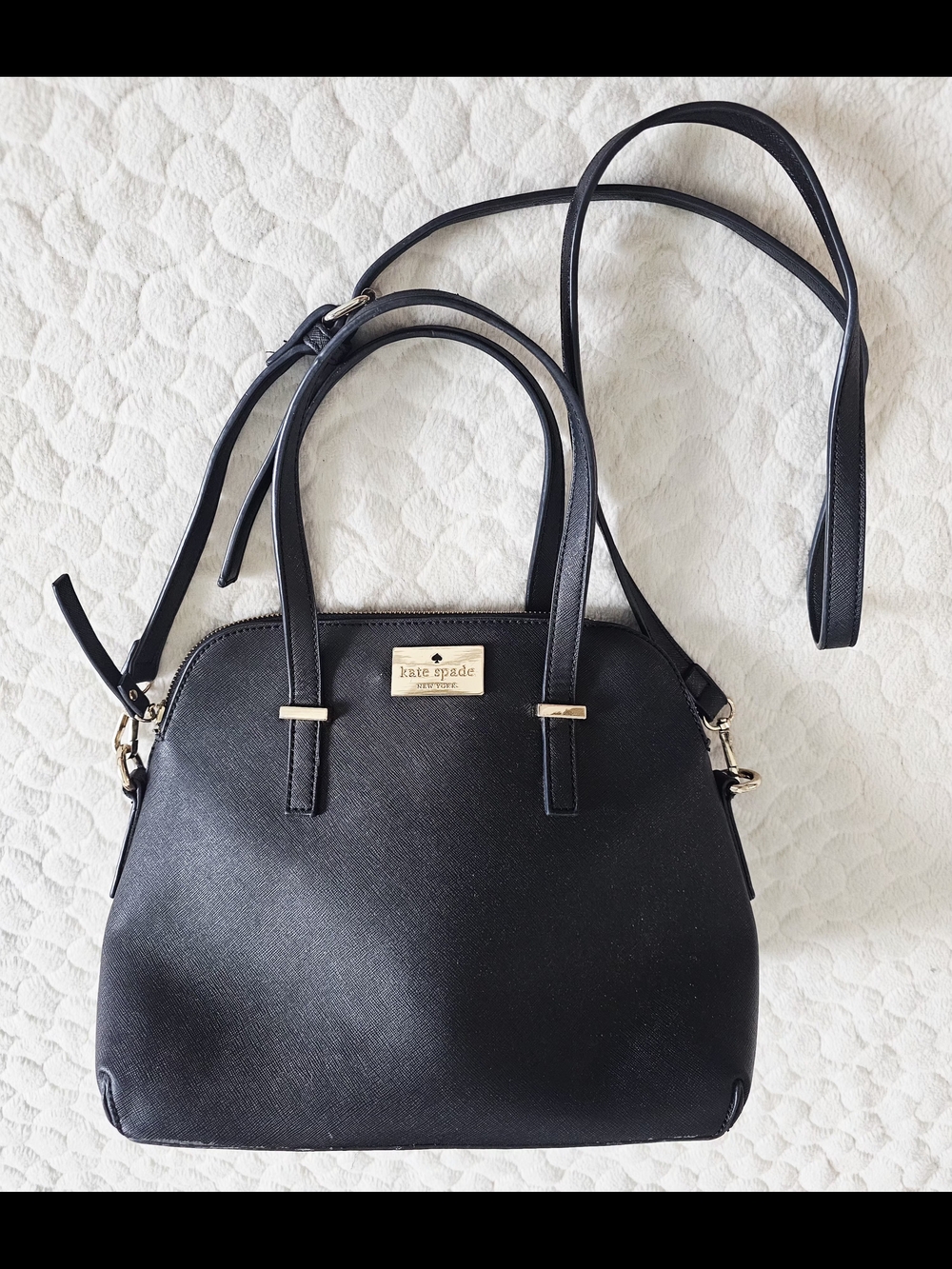 kate spade Black Dome Satchel Crossbody